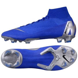 Chaussures de football Nike Mercurial Superfly 6 Elite FG M AH7365-400 bleu