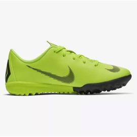 Chaussures de football Nike Mercurial VaporX 12 Academy Tf Jr AH7353-701 jaune jaune