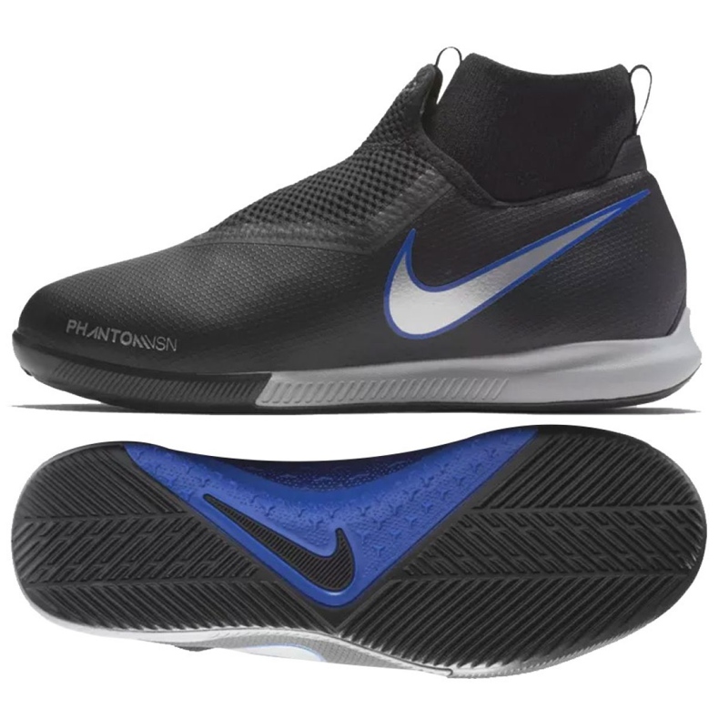 Chaussures d'intérieur Nike Phantom Vsn Academy Df Ic Jr AO3290-004 le noir le noir