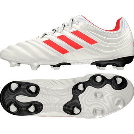 Chaussures de foot Adidas Copa 19.3 Fg M BB9187 blanc blanc