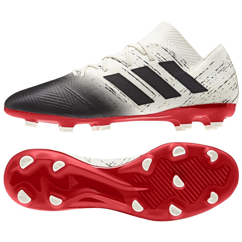 Chaussures de football Adidas Nemeziz 18.2 Fg M D97980 blanche blanche