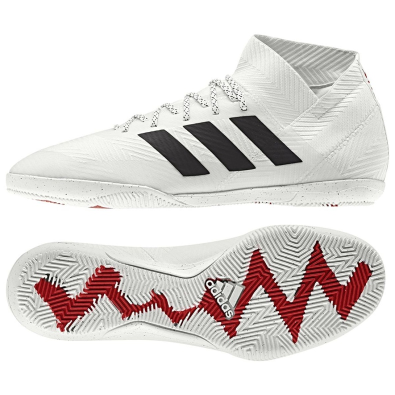 Chaussures d'intérieur adidas Nemeziz 18.3 In M D97989 blanche blanche Chaussures d'intérieur adidas Nemeziz 18.3 In M D97989 blanche blanche