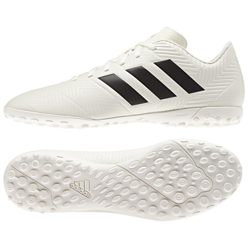 Chaussures de football Adidas Nemeziz 18.4 TF M D97994 blanche