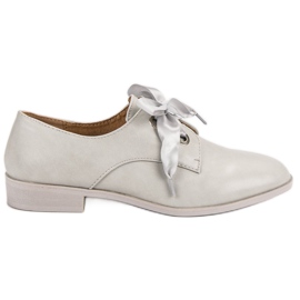 Tina&Co Richelieus noués gris