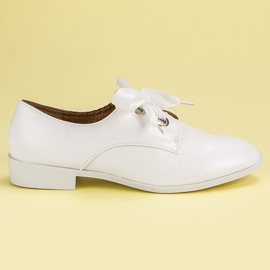 Tina&Co Richelieus noués blanc