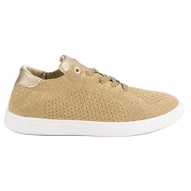 Chaussures de sport confortables jaune