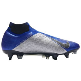 Nike Phantom Vsn Elite Df Sg Pro Ac M AO3264-400 chaussures de football bleu bleu Nike Phantom Vsn Elite Df Sg Pro Ac M AO3264-400 chaussures de football bleu bleu