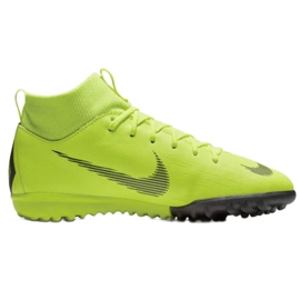Nike Mercurial SuperflyX 6 Academy Gs Tf Jr AH7344-701 chaussures de football jaune jaune