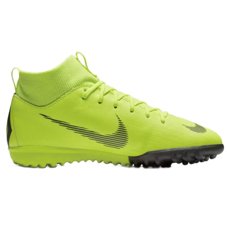 Nike Mercurial SuperflyX 6 Academy Gs Tf Jr AH7344-701 chaussures de football jaune jaune
