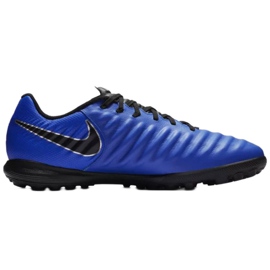Chaussures de football Nike Tiempo Lunar LegendX 7 Pro Tf M AH7249-400 bleu bleu