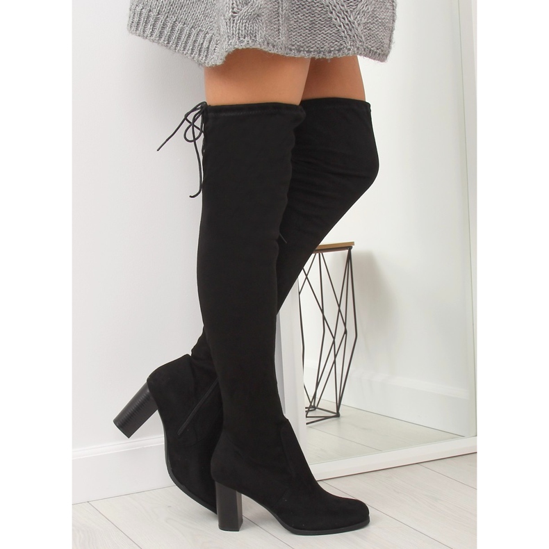 Bottines noires à talons PE207P noir le noir