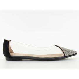 Ballerines noires transparentes LT111P Noir