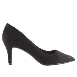 Escarpins sur une broche noire 539 Black le noir