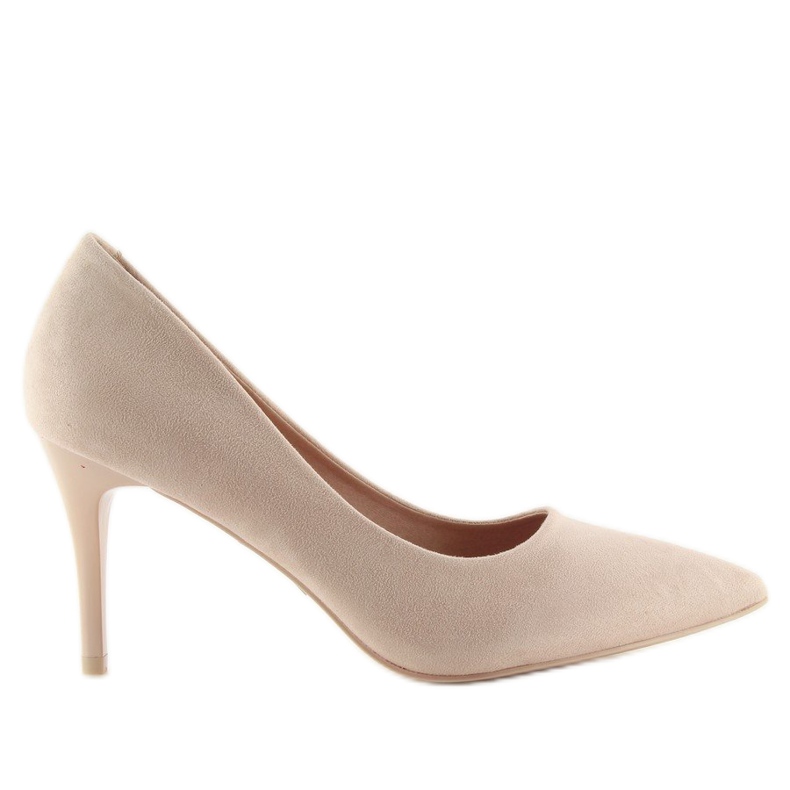 Escarpins confortables sur une broche beige LE012P Beige Escarpins confortables sur une broche beige LE012P Beige