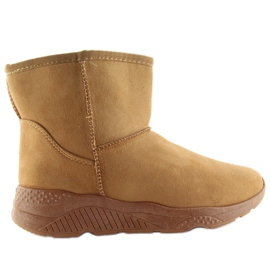 Bottes de neige femme camel D009 Camel brun