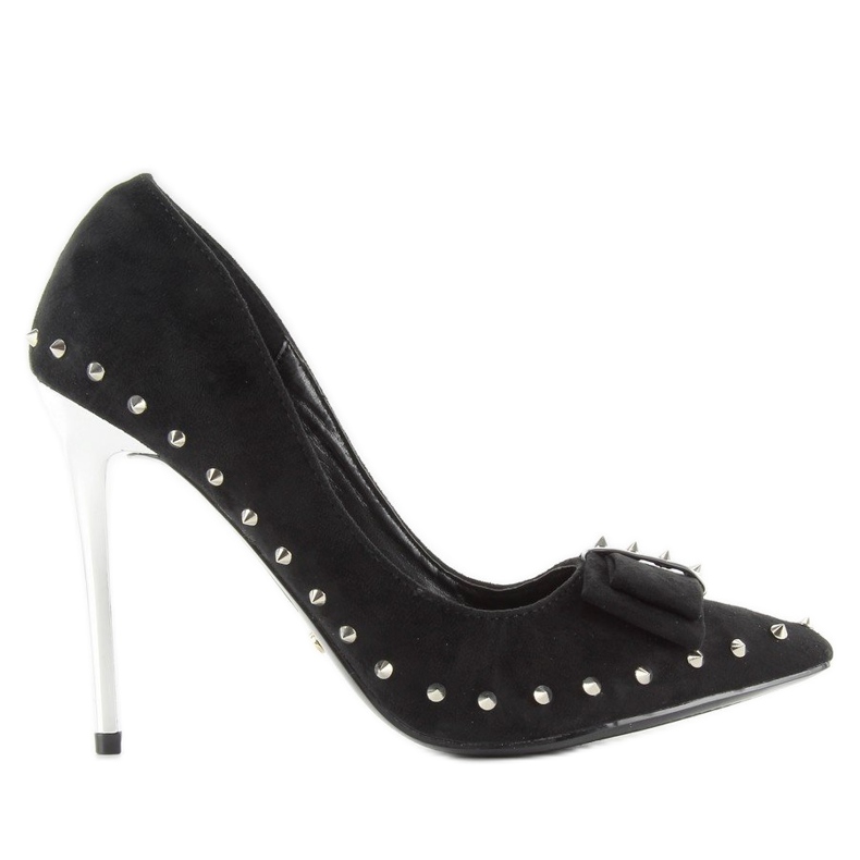 Noir nf-05p Épingles noires avec clous et un arc le noir