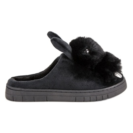 Chaussons chauds noir