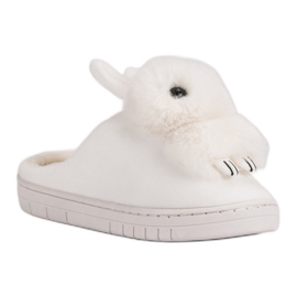 Chaussons chauds blanc