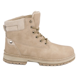 Juliet Bottes de randonnée chaudes brun