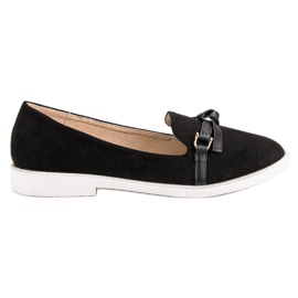 Emaks Mocassins en daim le noir