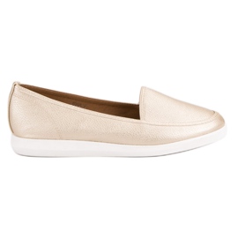 Mocassins dorés