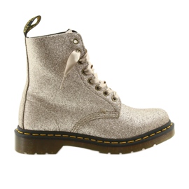 Dr. Martens 1460 PASCAL PAILLETÉ OR PÂLE doré