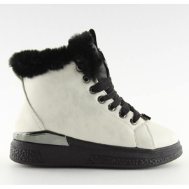 Baskets isolantes noires F506 blanc