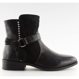 Bottes pour femmes noires 1046-PA noires