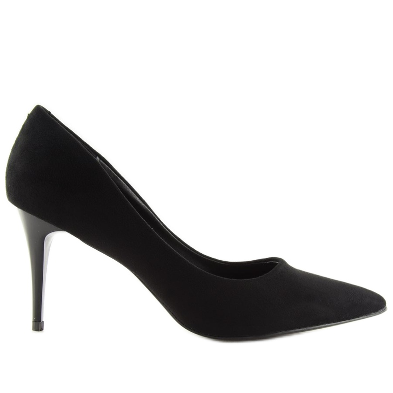 Escarpins noirs classiques pour femmes 66-12 Noir le noir