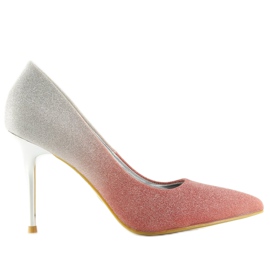 Escarpins irisés rose-gris ombre LE053P Rose Escarpins irisés rose-gris ombre LE053P Rose
