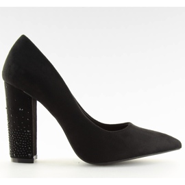 Escarpins sur le poteau noir GH8288-8 Noir