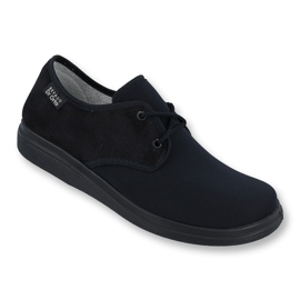 Befado chaussures homme pu 990M001 noir bleu marine