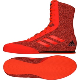 Chaussures de boxe Adidas Box Hog Plus rouge