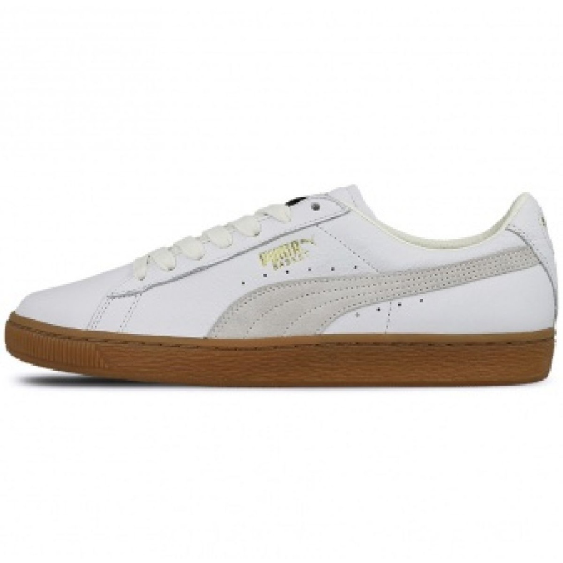 Chaussures Puma Basket Classic Gum Deluxe M 365366 01 blanche Chaussures Puma Basket Classic Gum Deluxe M 365366 01 blanche