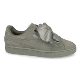 Puma Suede Heart Pebble W 365210 02 vert Puma Suede Heart Pebble W 365210 02 vert