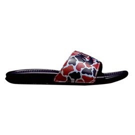 Nike Benassi Just Do It Print 631261-405 Claquettes noir multicolore
