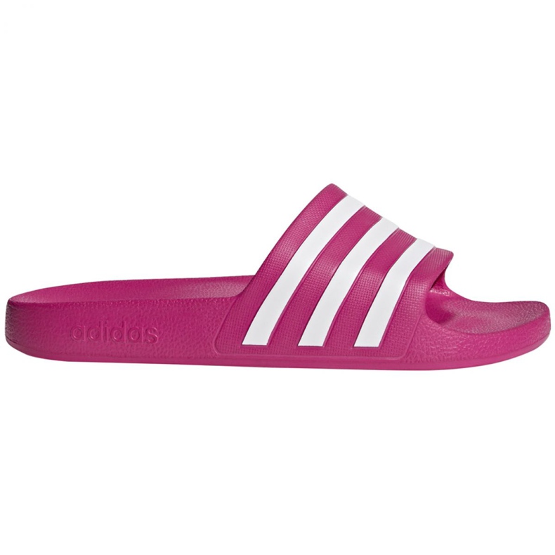 Chaussons Adidas Adilette Aqua F35536 rouge multicolore Chaussons Adidas Adilette Aqua F35536 rouge multicolore