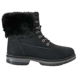 SDS Trappeurs noirs avec fourrure