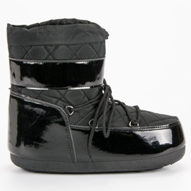 Bottes de neige à la mode noir