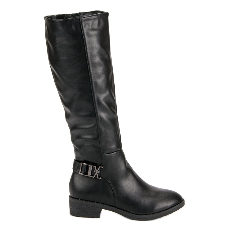 Super Me Bottes hautes classiques le noir