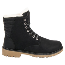 Super Me Trappeurs confortables noir