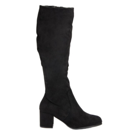 Nio Nio Bottes noires classiques le noir