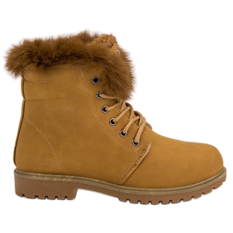 Queentina Trappeurs de chameaux avec fourrure brun