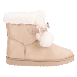 Mukluki beige à la mode