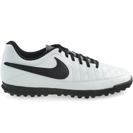 Chaussures de football Nike Majestry Tf Jr AQ7896-107 blanche blanche