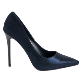 Small Swan talons hauts sexy bleu