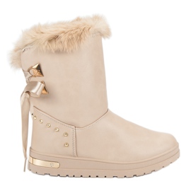 Super Me Bottes de neige à la mode brun