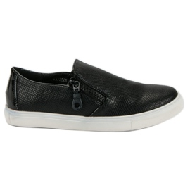 Weide Slipons noirs le noir