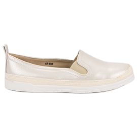 Slipons confortables jaune