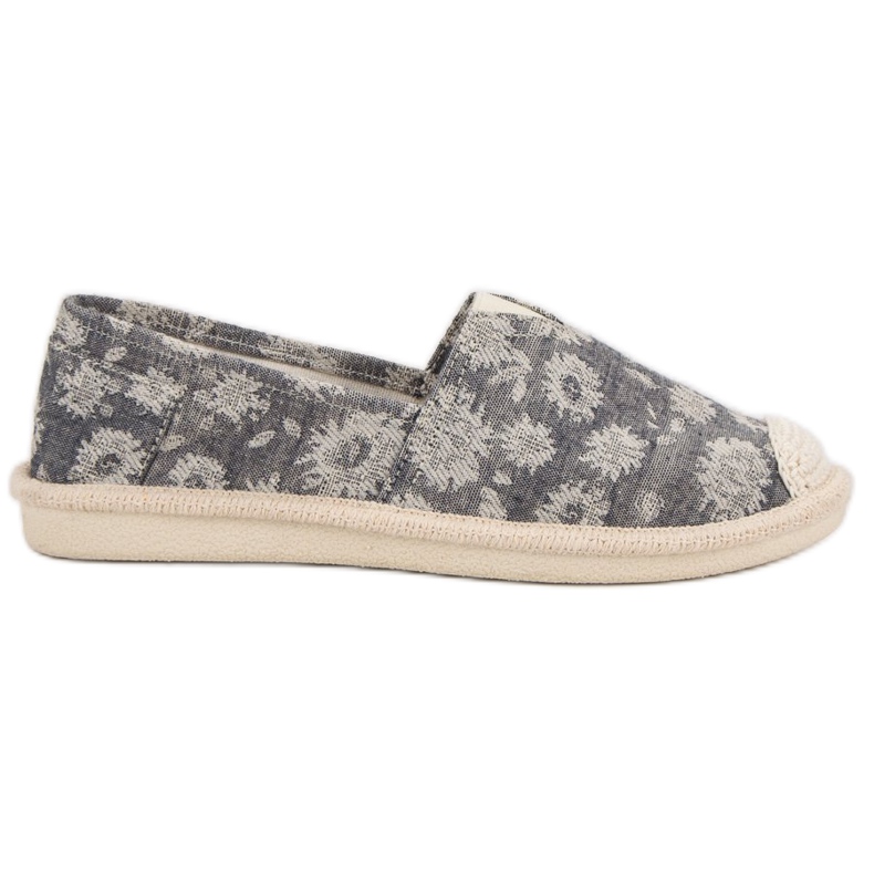 Small Swan Espadrilles à la mode gris